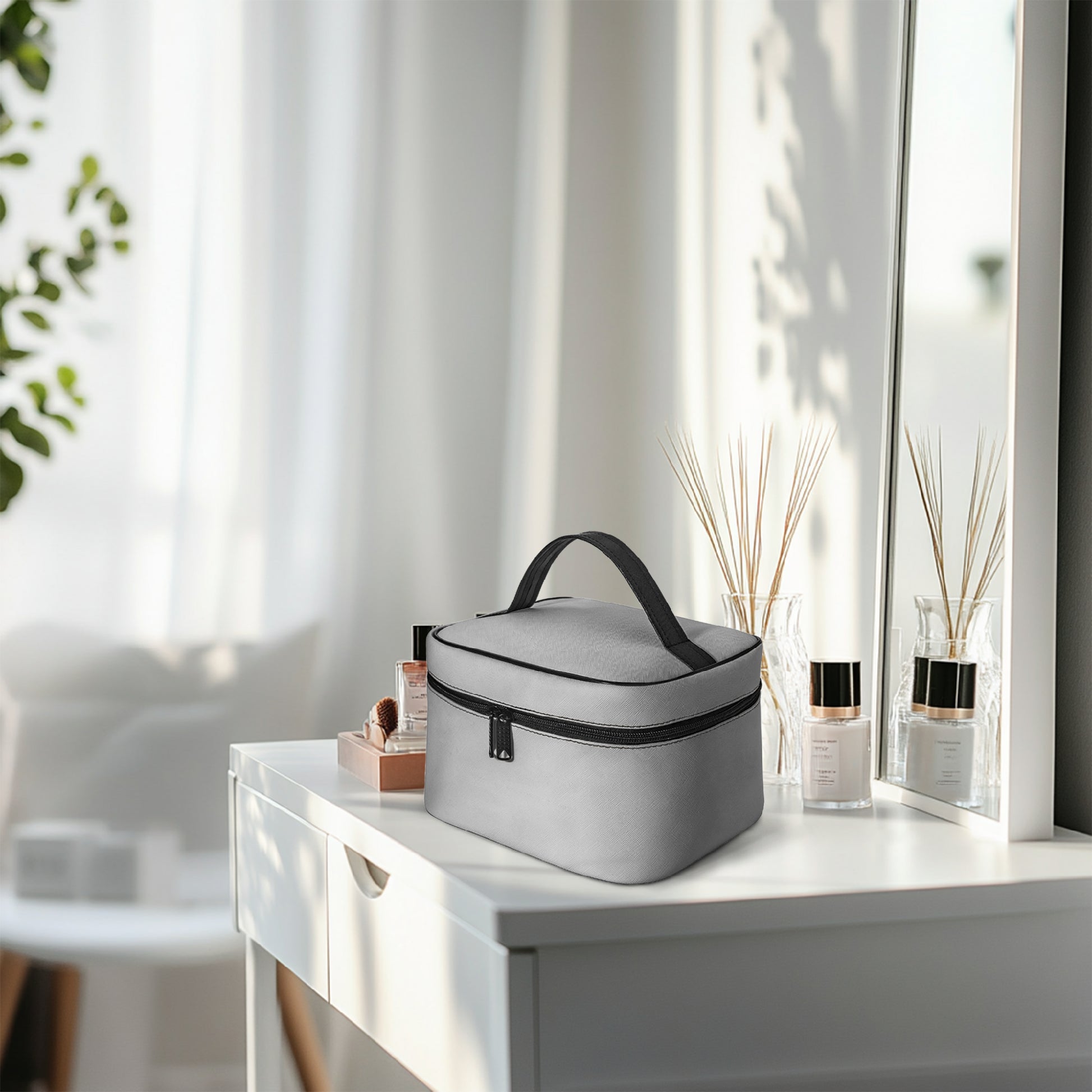 Große Kosmetiktasche - Silber Kosmetiktasche JLR Design