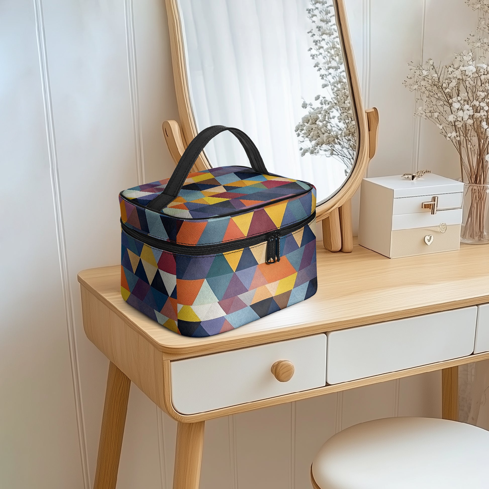 Große Kosmetiktasche - Triangle v3 Kosmetiktasche JLR Design