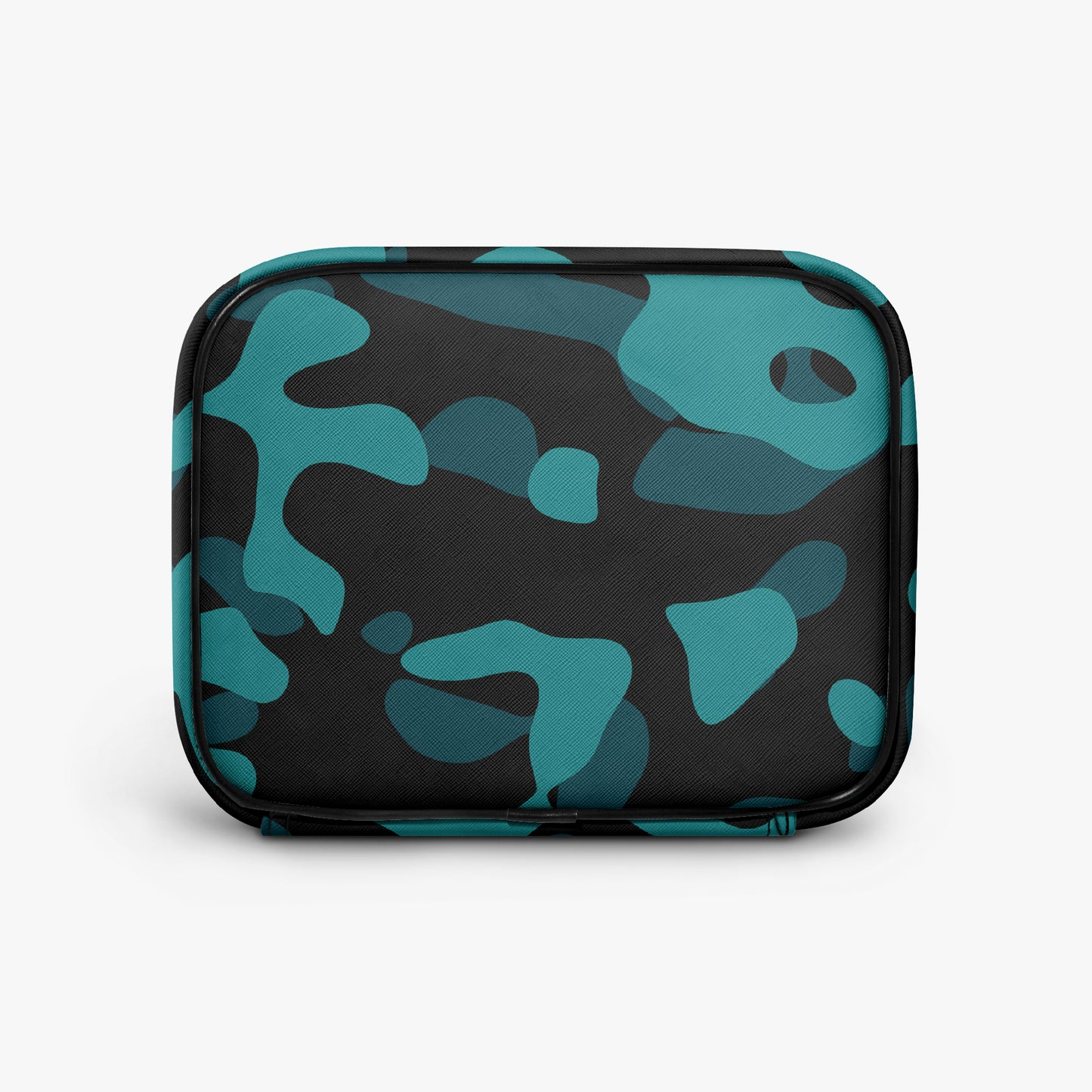 Große Kosmetiktasche - Türkis Camouflage Kosmetiktasche JLR Design