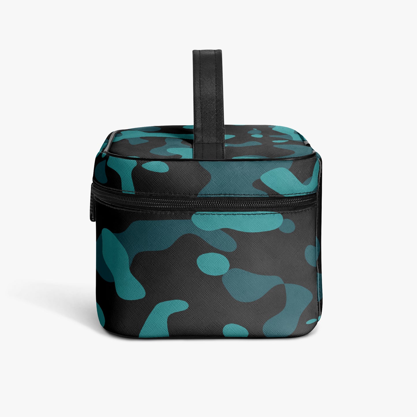 Große Kosmetiktasche - Türkis Camouflage Kosmetiktasche JLR Design