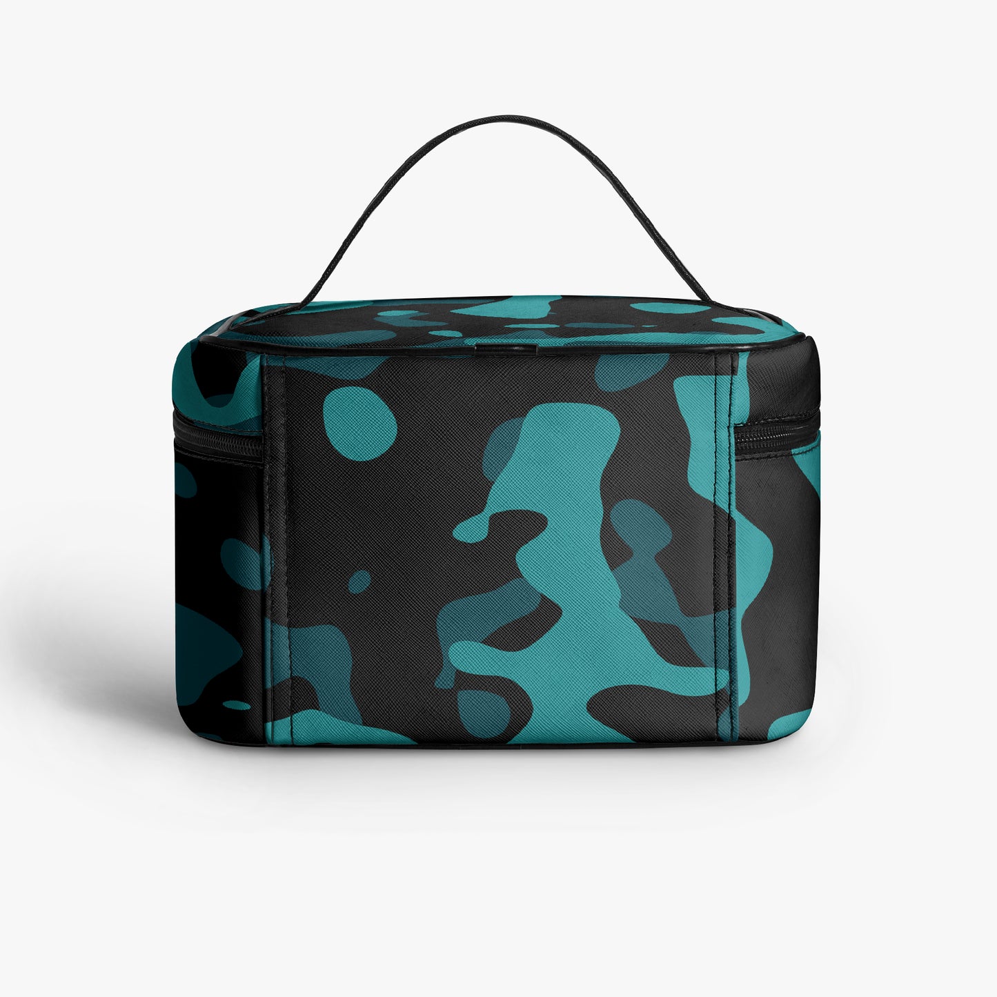 Große Kosmetiktasche - Türkis Camouflage Kosmetiktasche JLR Design