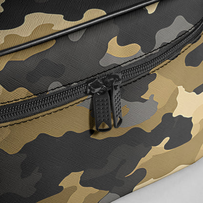 Große Kosmetiktasche - Yellow Camouflage v1 Kosmetiktasche JLR Design