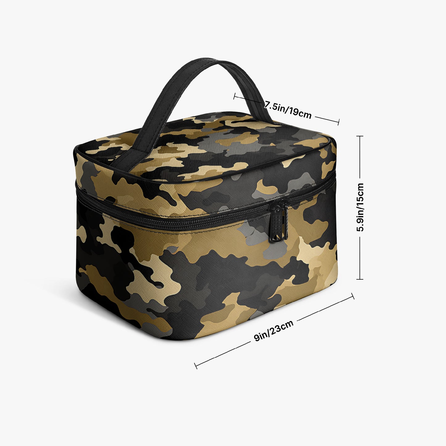 Große Kosmetiktasche - Yellow Camouflage v1 Kosmetiktasche JLR Design