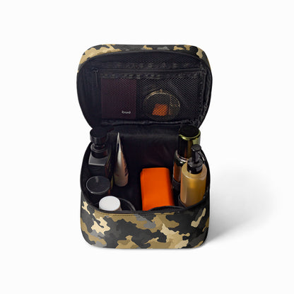 Große Kosmetiktasche - Yellow Camouflage v1 Kosmetiktasche JLR Design