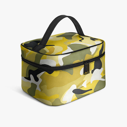 Große Kosmetiktasche - Yellow Camouflage v2 Kosmetiktasche JLR Design