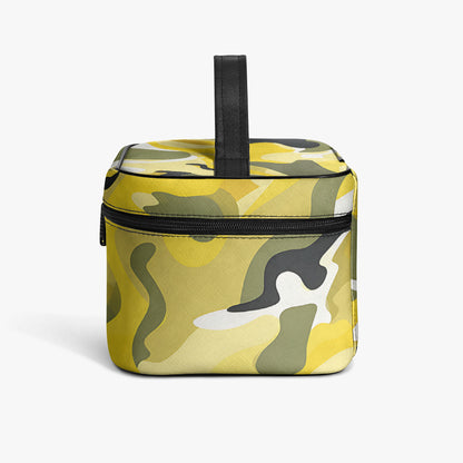 Große Kosmetiktasche - Yellow Camouflage v2 Kosmetiktasche JLR Design