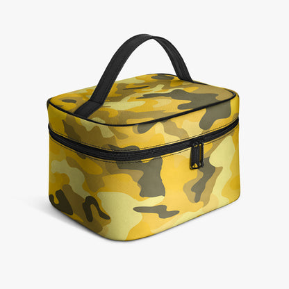 Große Kosmetiktasche - Yellow Camouflage v3 Kosmetiktasche JLR Design