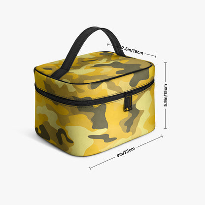 Große Kosmetiktasche - Yellow Camouflage v3 Kosmetiktasche JLR Design