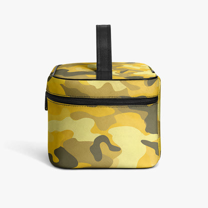 Große Kosmetiktasche - Yellow Camouflage v3 Kosmetiktasche JLR Design