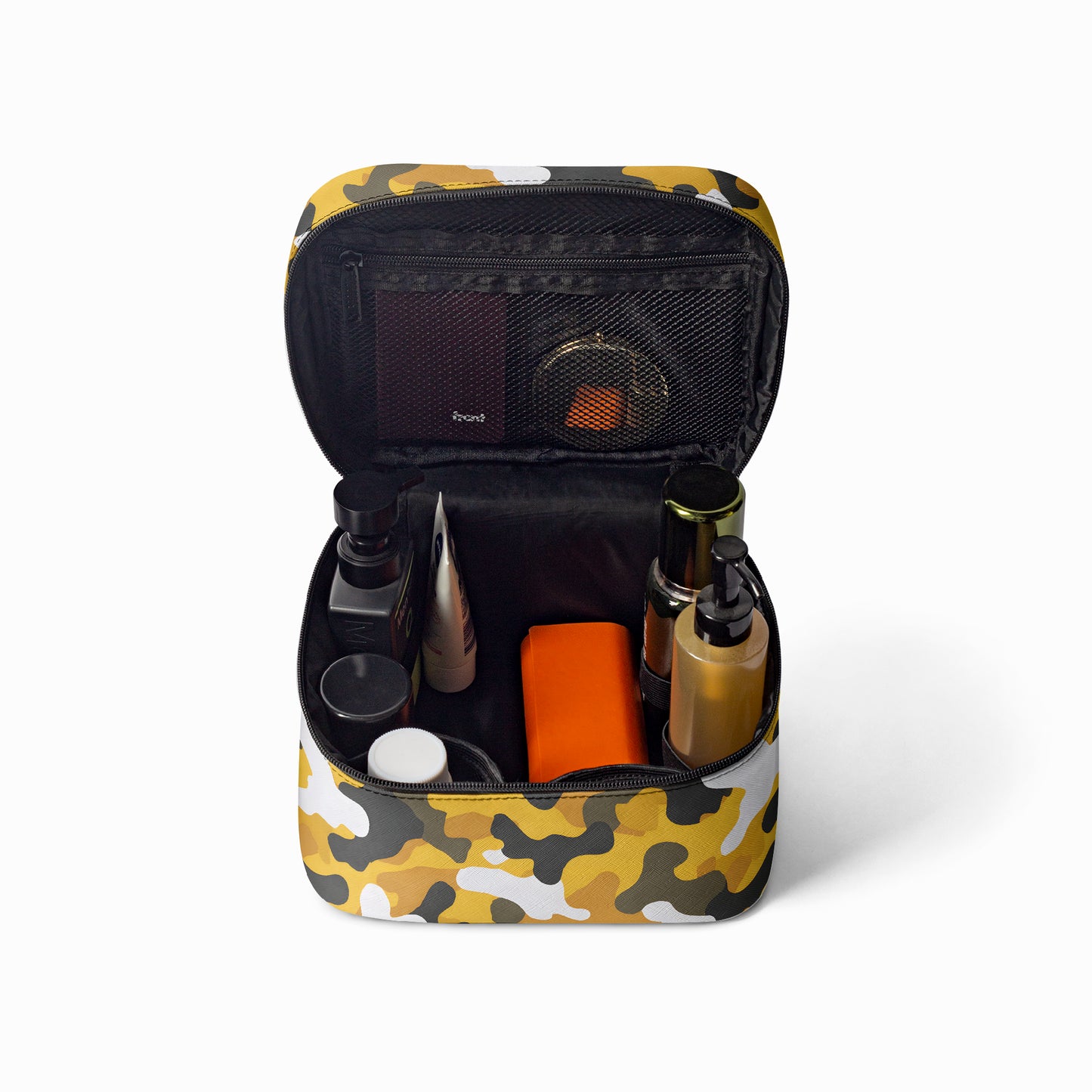 Große Kosmetiktasche - Yellow Camouflage v4 Handbags JLR Design