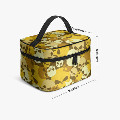 Große Kosmetiktasche - Yellow Skull Kosmetiktasche JLR Design