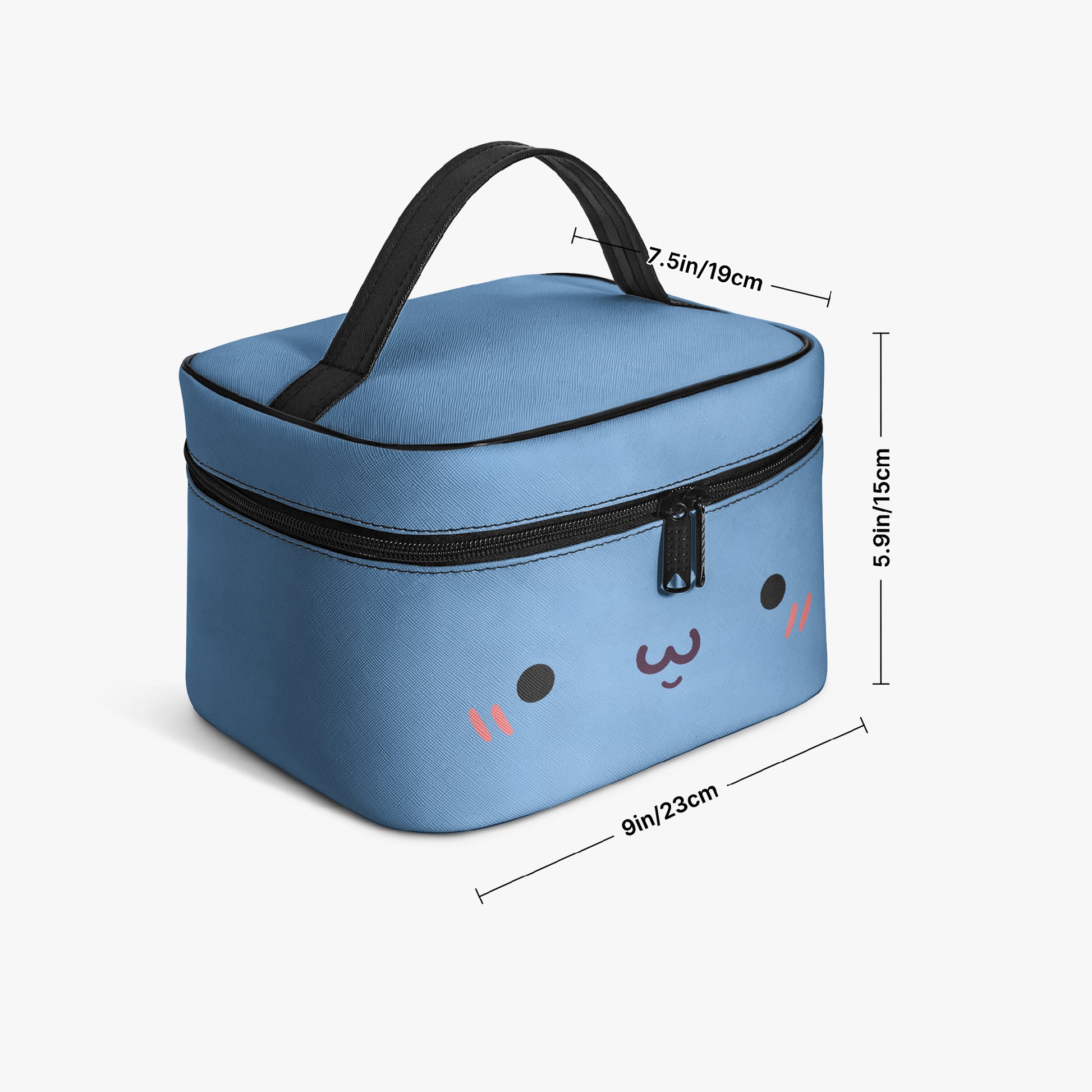 Große Kosmetiktasche - Zufriedenes Kawaii Kosmetiktasche JLR Design