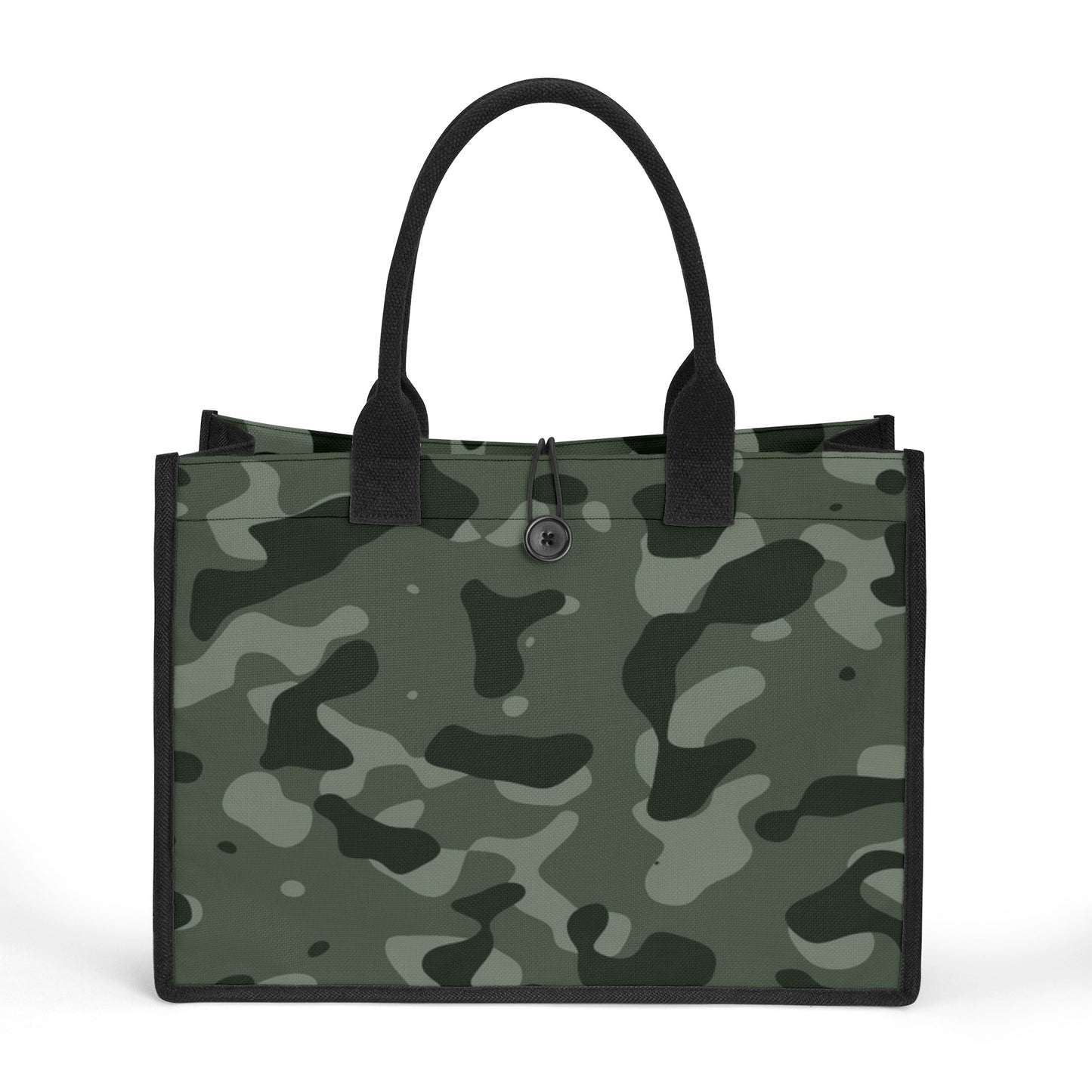 Grüne Camouflage Canvas Shopper Tasche Einkaufstasche JLR Design