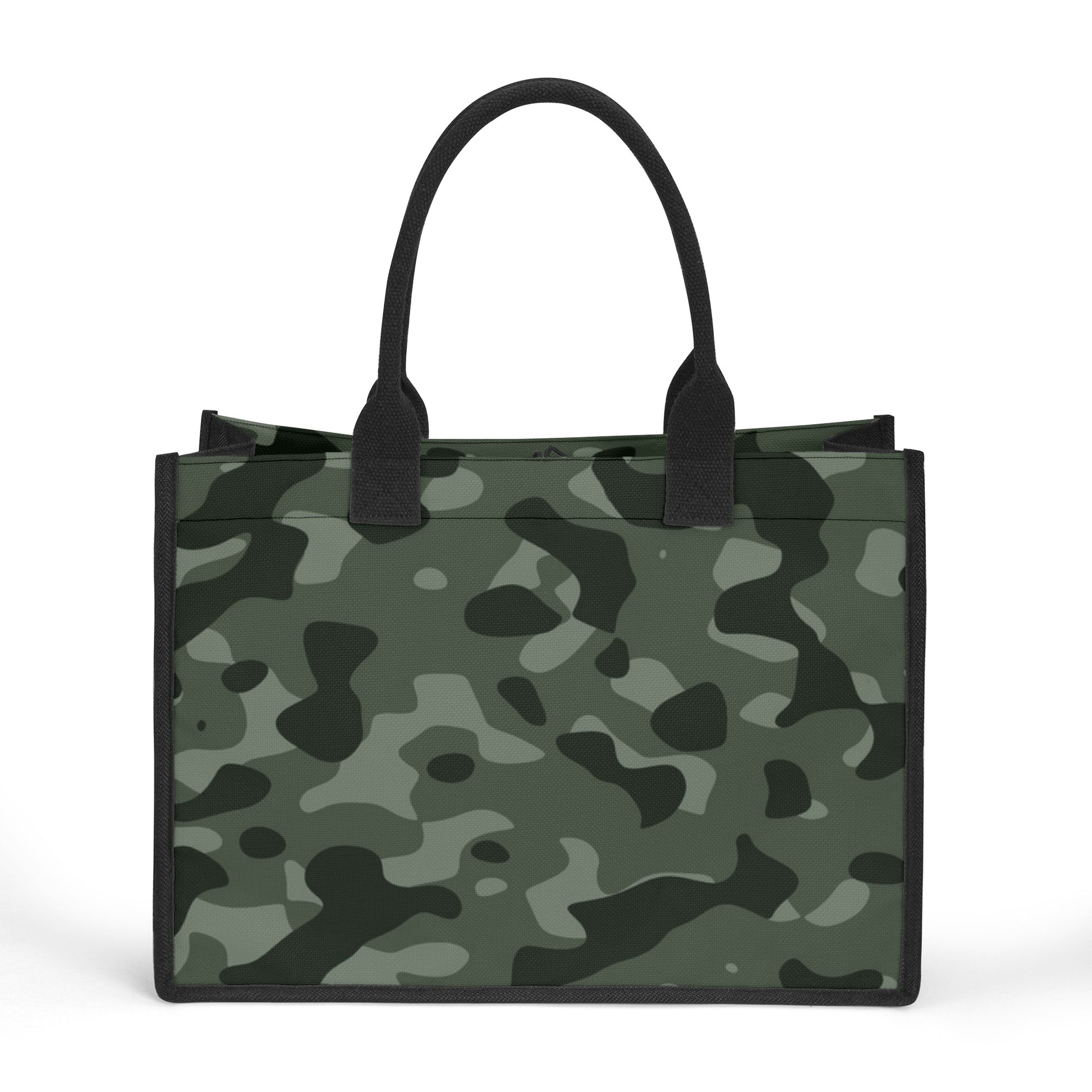 Grüne Camouflage Canvas Shopper Tasche Einkaufstasche JLR Design