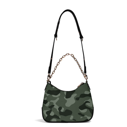 Grüne Camouflage elegante Umhängetasche mit Kette Umhängetasche JLR Design