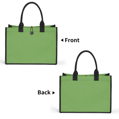 Grüne Canvas Shopper Tasche Einkaufstasche JLR Design