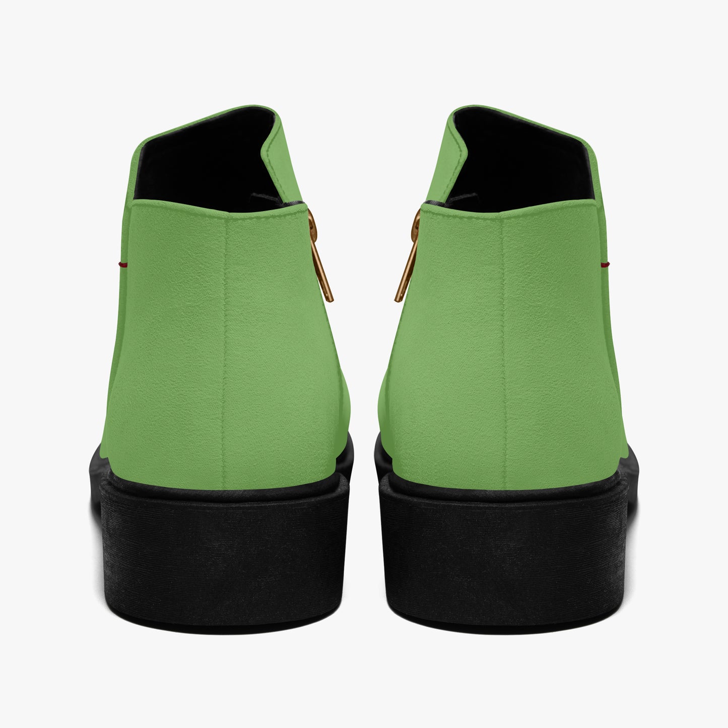 Grüne elegante Reißverschluss-Stiefeletten Stiefeletten JLR Design