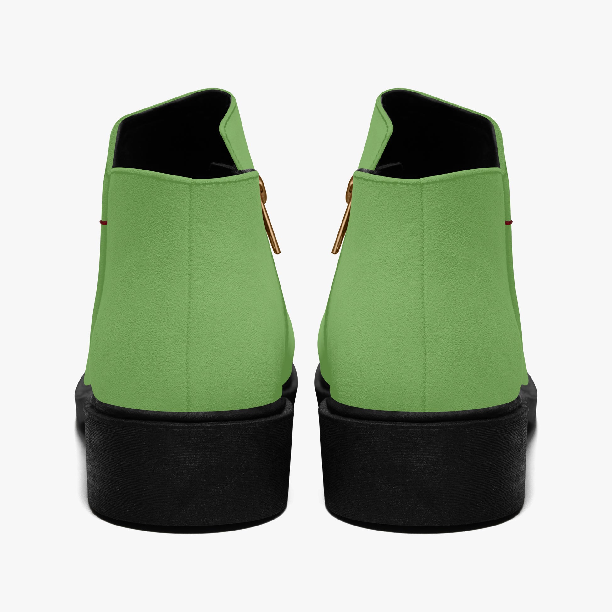 Grüne elegante Reißverschluss-Stiefeletten Stiefeletten JLR Design