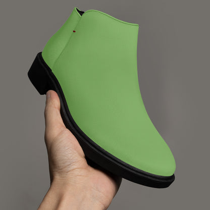 Grüne elegante Reißverschluss-Stiefeletten Stiefeletten JLR Design