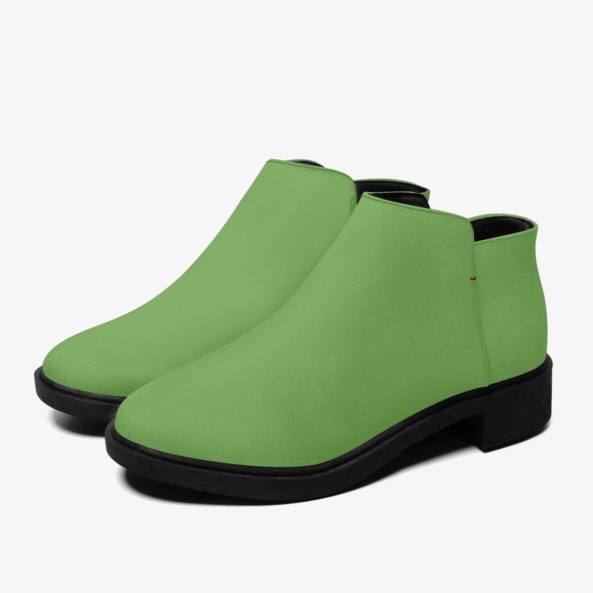 Grüne elegante Reißverschluss-Stiefeletten Stiefeletten JLR Design