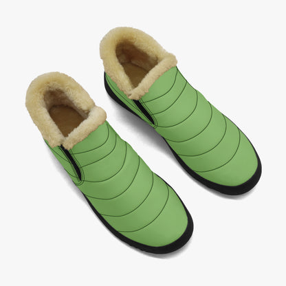 Grüne Faux Fur Slipper Slipper JLR Design