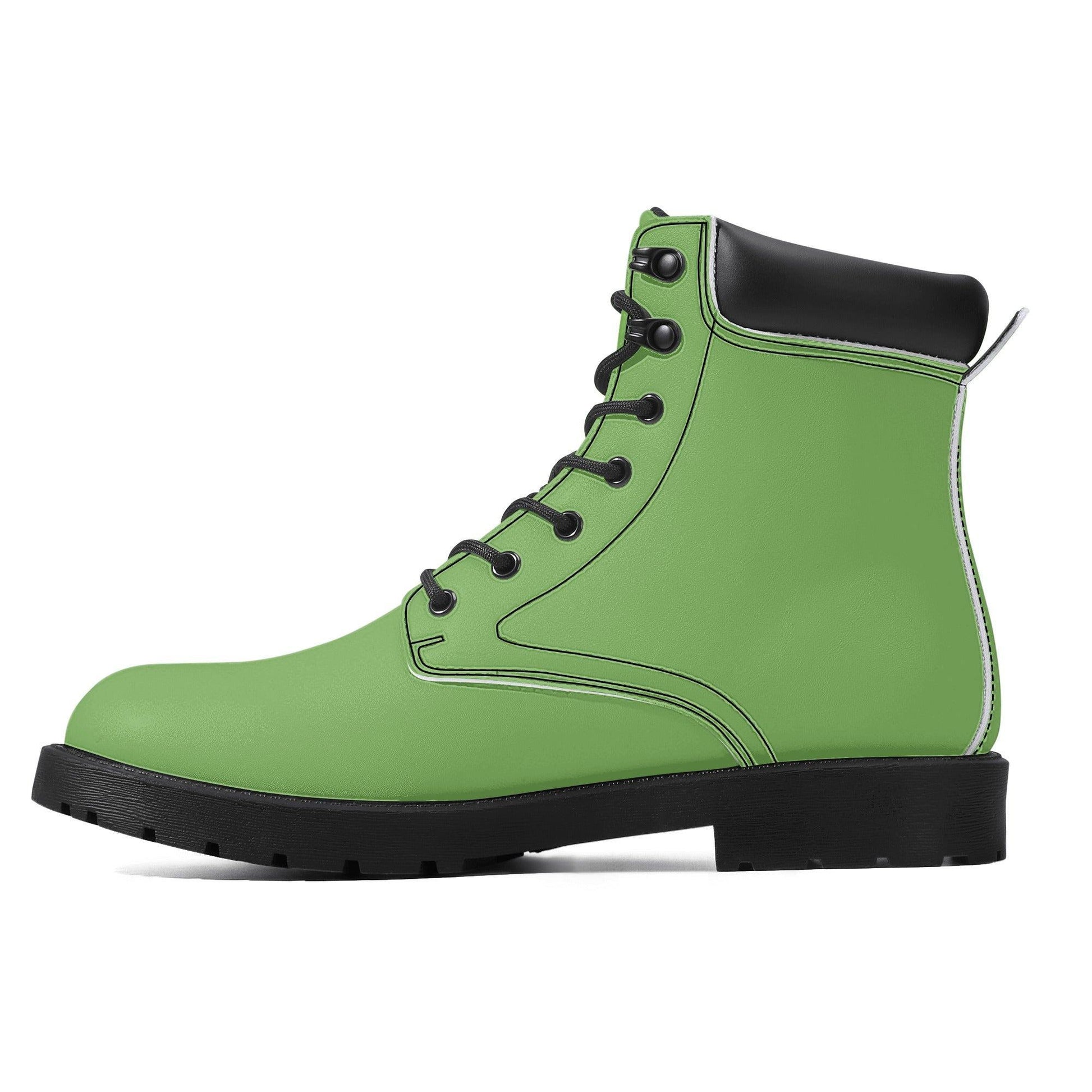 Grüne Ganzjahres Stiefel für Damen Lederstiefel 74.99 Damen, Ganzjahres, Grün, Lederstiefel JLR Design