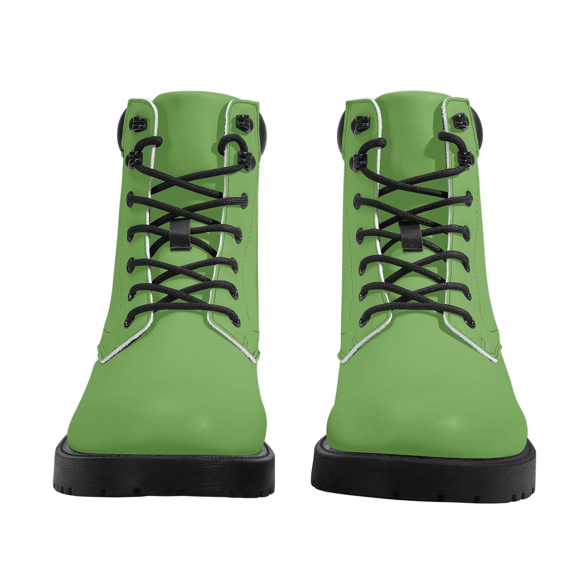 Grüne Ganzjahres Stiefel für Damen Lederstiefel 74.99 Damen, Ganzjahres, Grün, Lederstiefel JLR Design