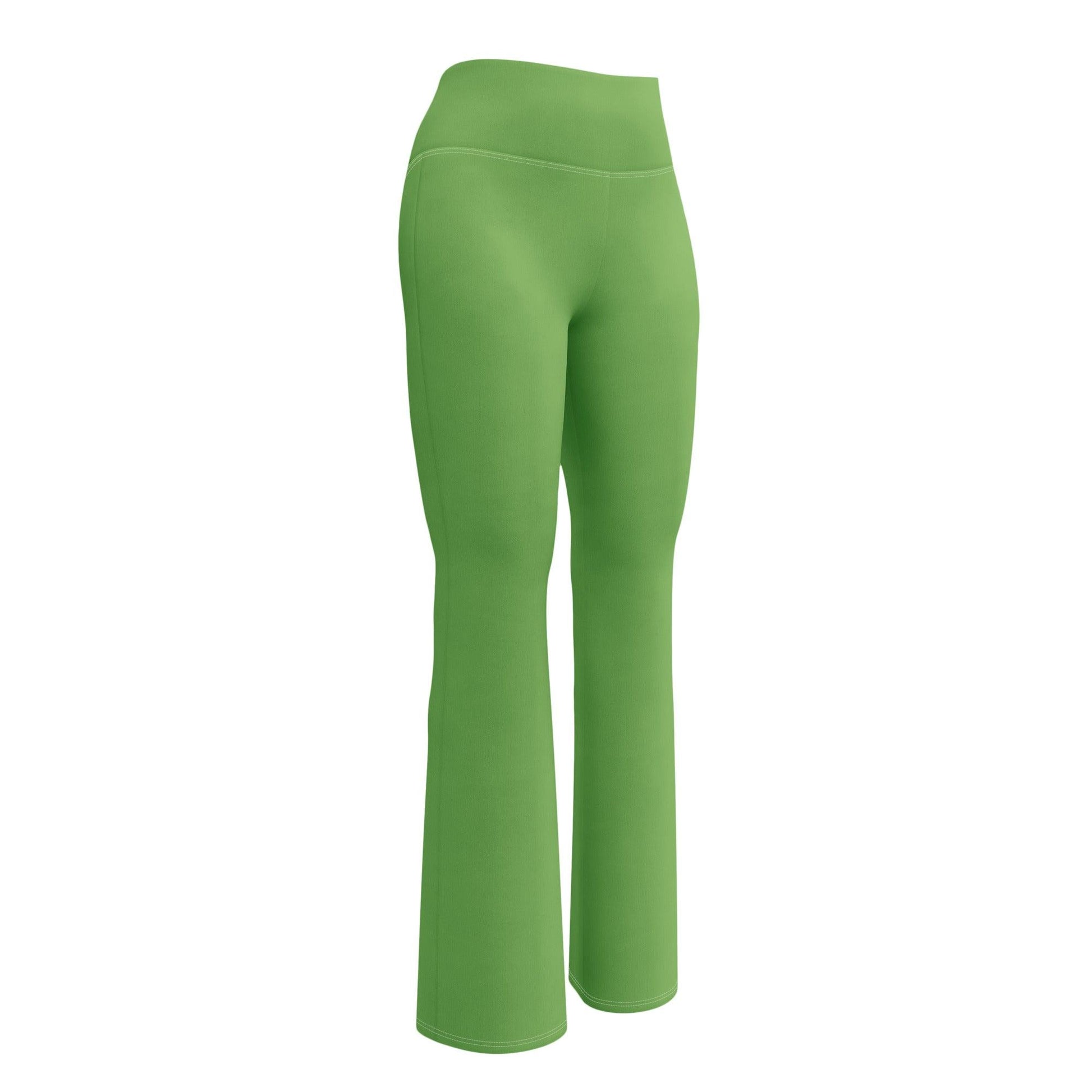 Grüne High Waist Flare Leggings Flare Leggings 59.99 Flare, grün, High, Leggings, Waist JLR Design