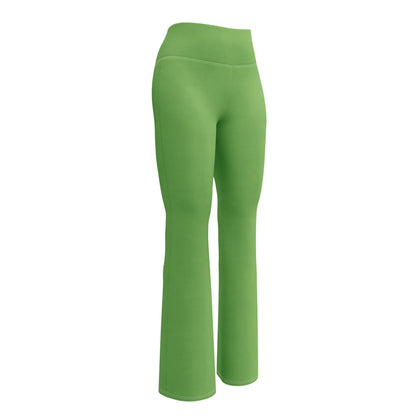 Grüne High Waist Flare Leggings Flare Leggings 59.99 Flare, grün, High, Leggings, Waist JLR Design