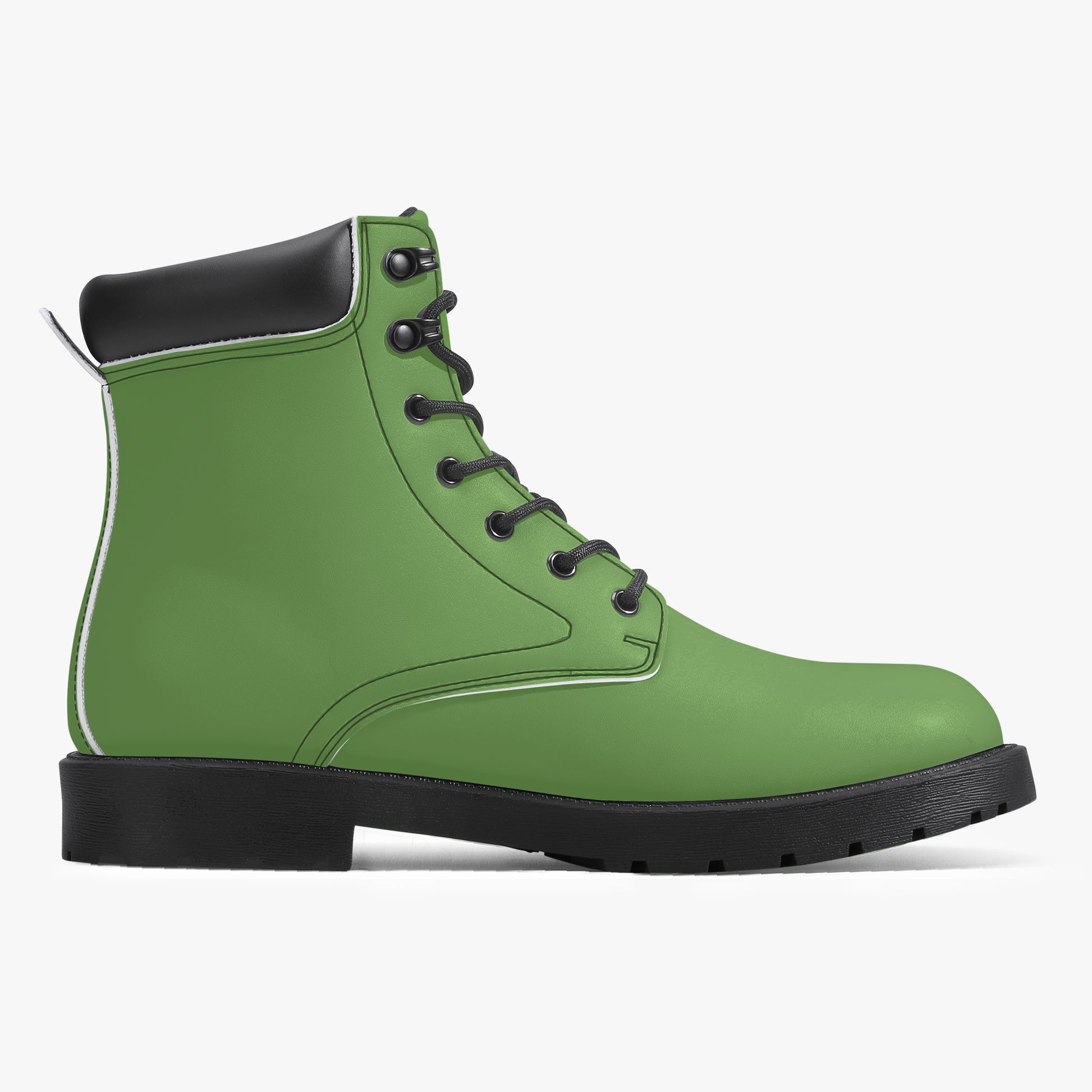 Grüne Leder Boots | Stylische und Warme Winterstiefel Boots JLR Design