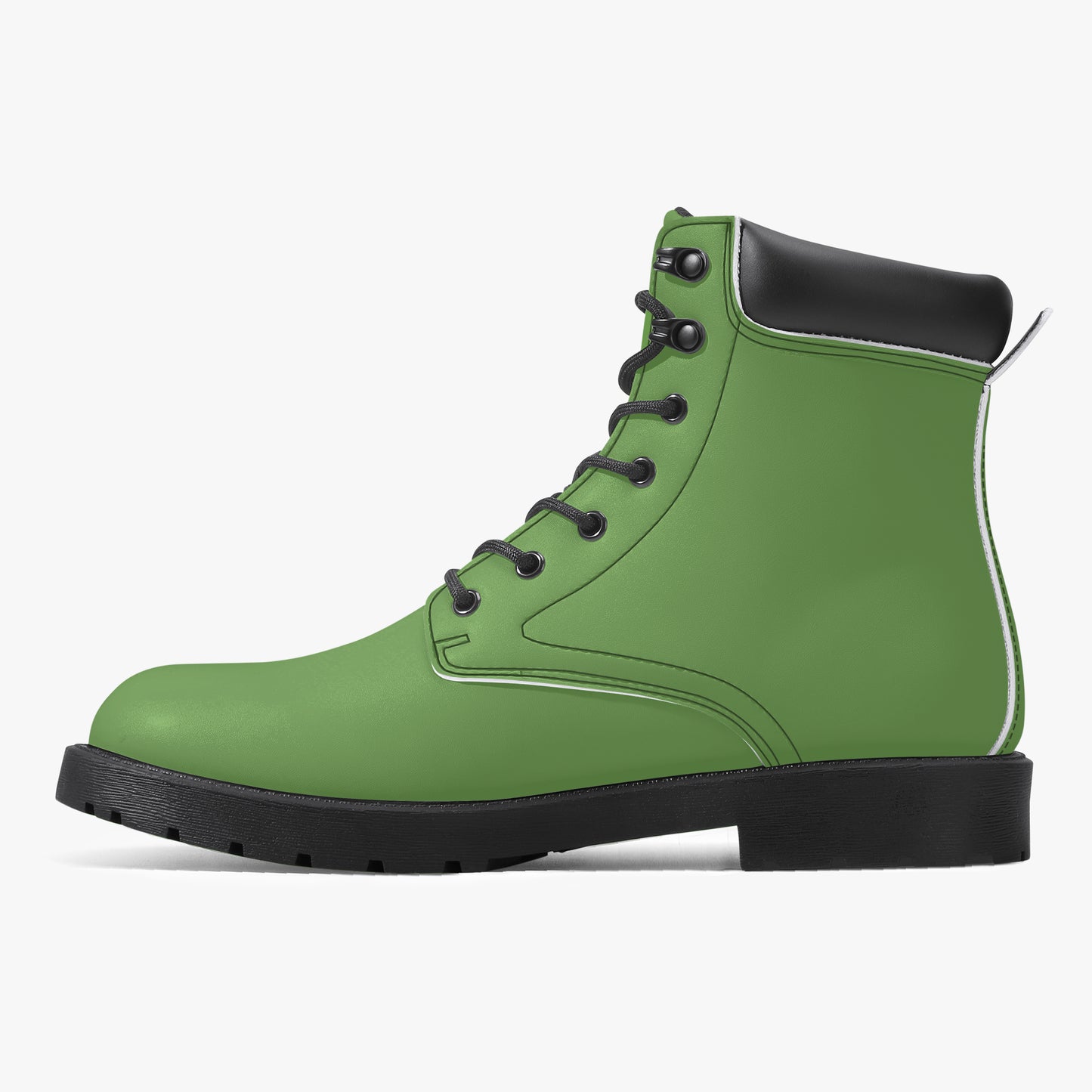 Grüne Leder Boots | Stylische und Warme Winterstiefel Boots JLR Design