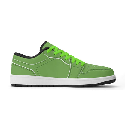 grune-low-top-leder-sneaker-fur-damen-sneaker-jlr-design-70667 - JLR Design