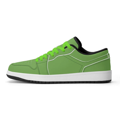 grune-low-top-leder-sneaker-fur-damen-sneaker-jlr-design-52737 - JLR Design