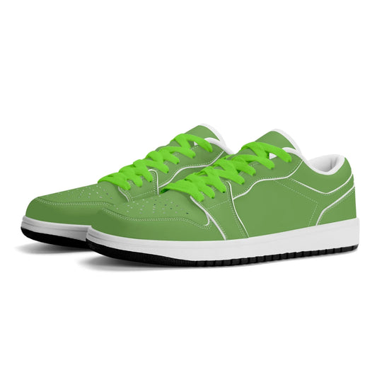 grune-low-top-leder-sneaker-fur-herren-sneaker-jlr-design-82326 - JLR Design