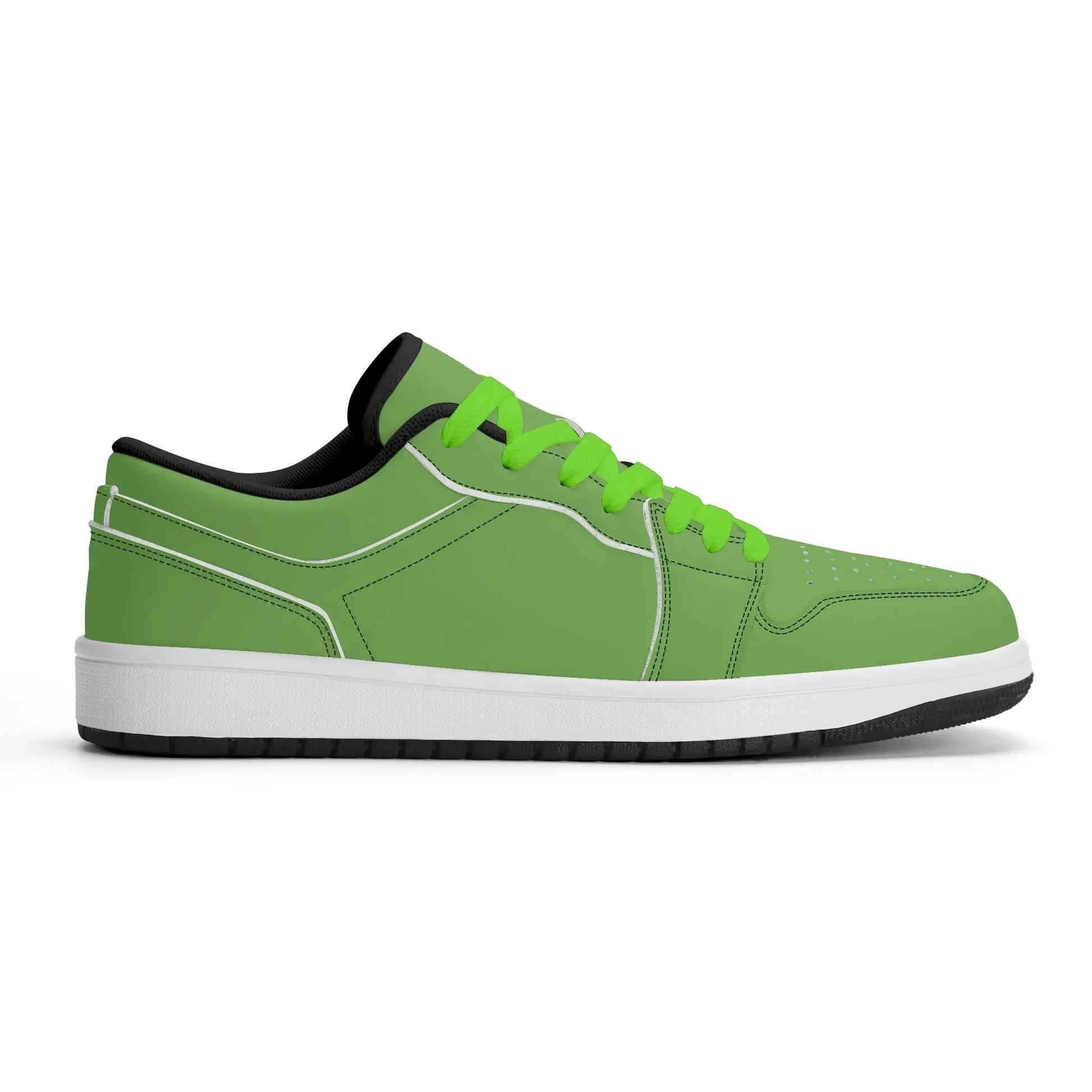 grune-low-top-leder-sneaker-fur-herren-sneaker-jlr-design-13937 - JLR Design