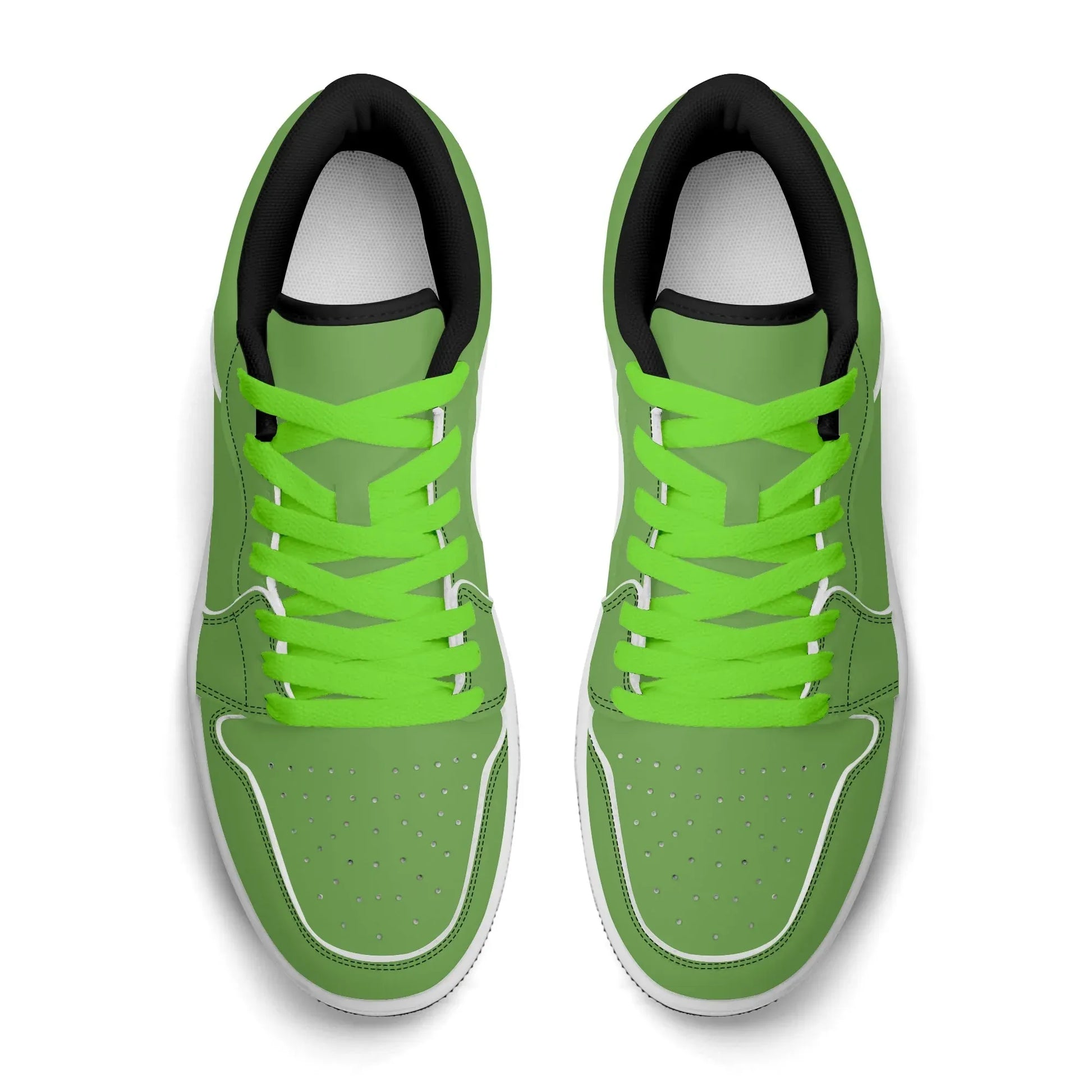 grune-low-top-leder-sneaker-fur-herren-sneaker-jlr-design-16877 - JLR Design