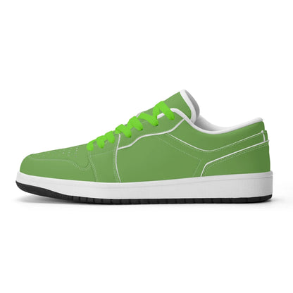 grune-low-top-leder-sneaker-fur-herren-sneaker-jlr-design-24503 - JLR Design