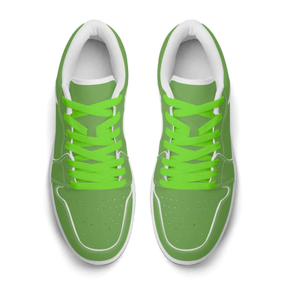 grune-low-top-leder-sneaker-fur-herren-sneaker-jlr-design-53285 - JLR Design