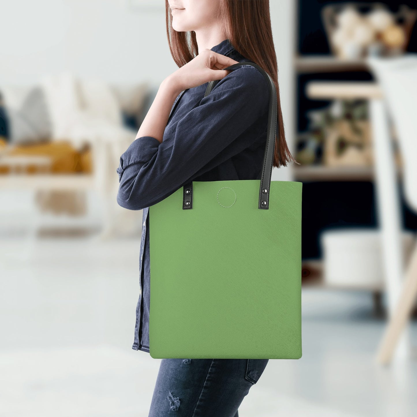 Grüne PU Leder Handtasche Handtasche JLR Design