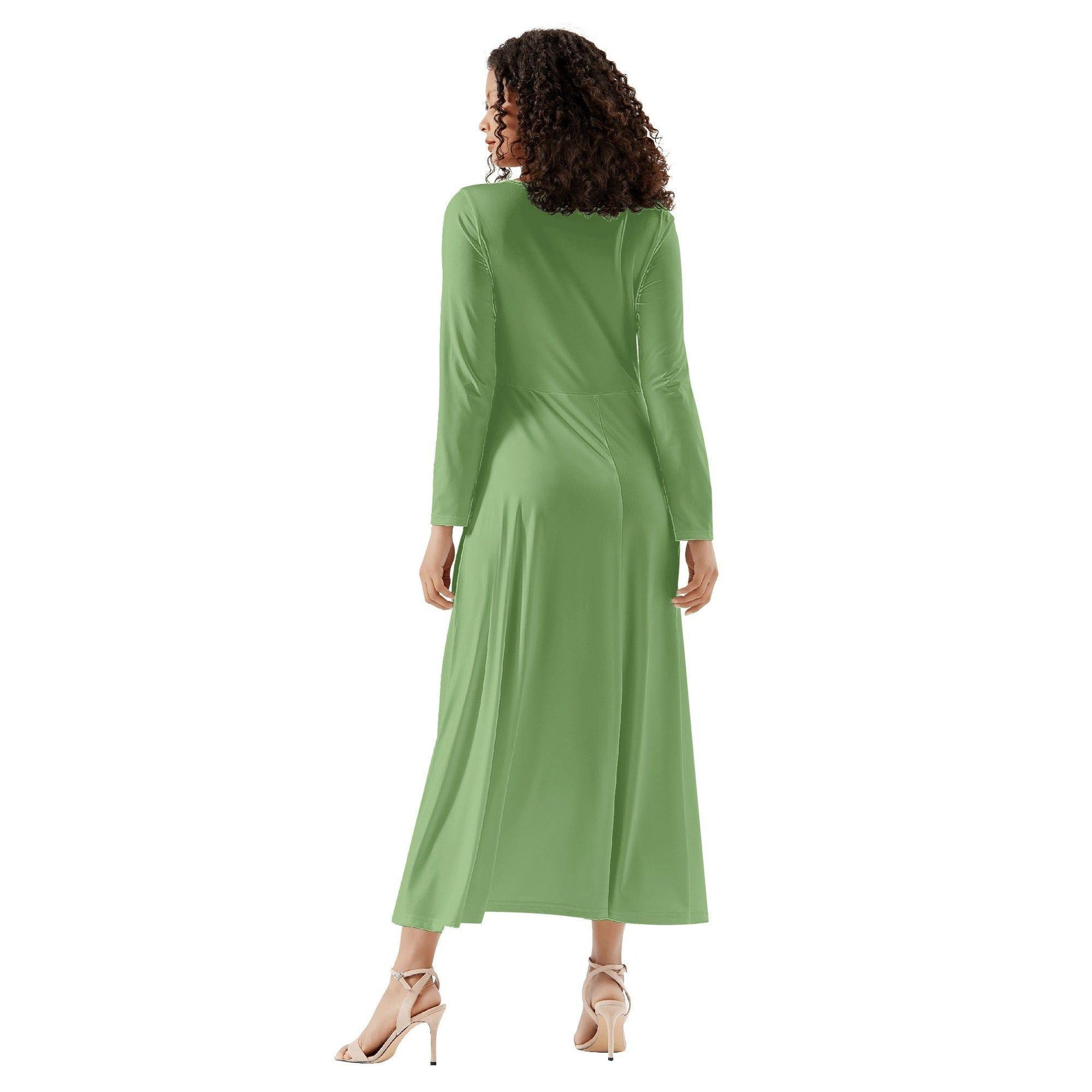 Grüner Long Sleeve Dress Long Sleeve Dress 59.99 Dress, Grün, Long, Sleeve JLR Design