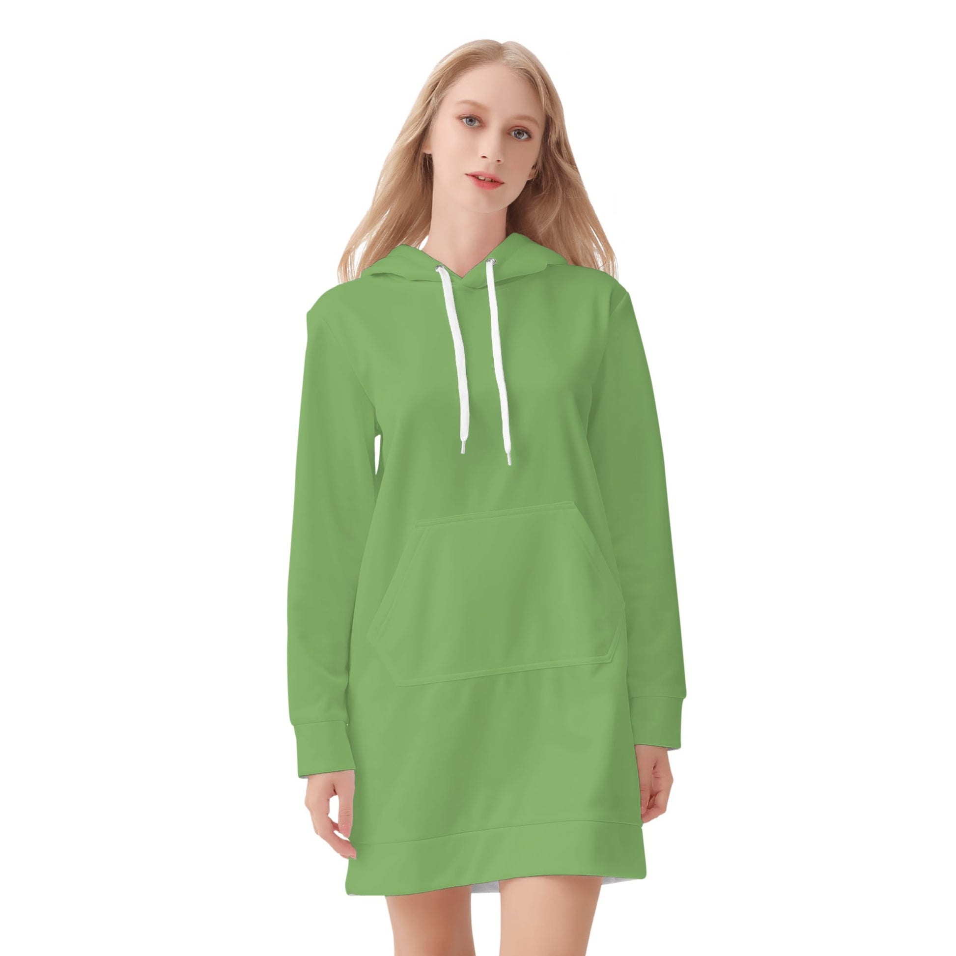 Grüner Velvet Hoodie Dress Hoodiekleid JLR Design