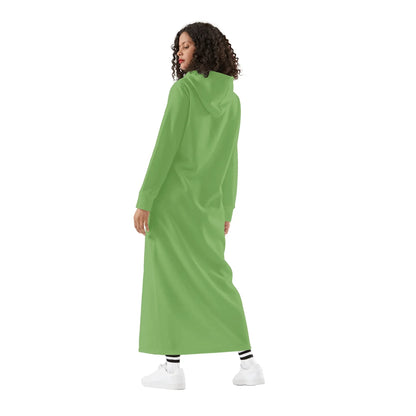 grunes-bequemes-leichtes-hoodie-kleid-hoodiekleid-jlr-design-80781 - JLR Design