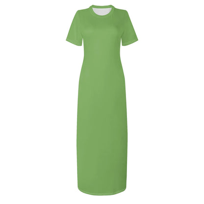 grunes-short-sleeve-long-dress-long-dress-jlr-design-87949 - JLR Design