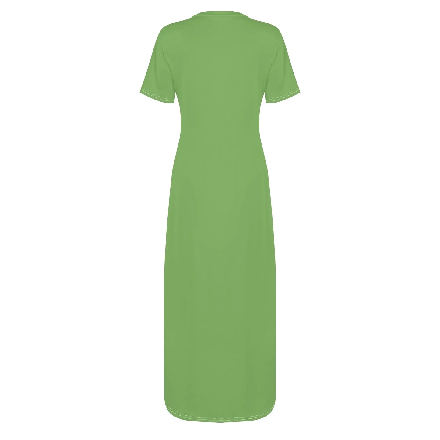 grunes-short-sleeve-long-dress-long-dress-jlr-design-27520 - JLR Design