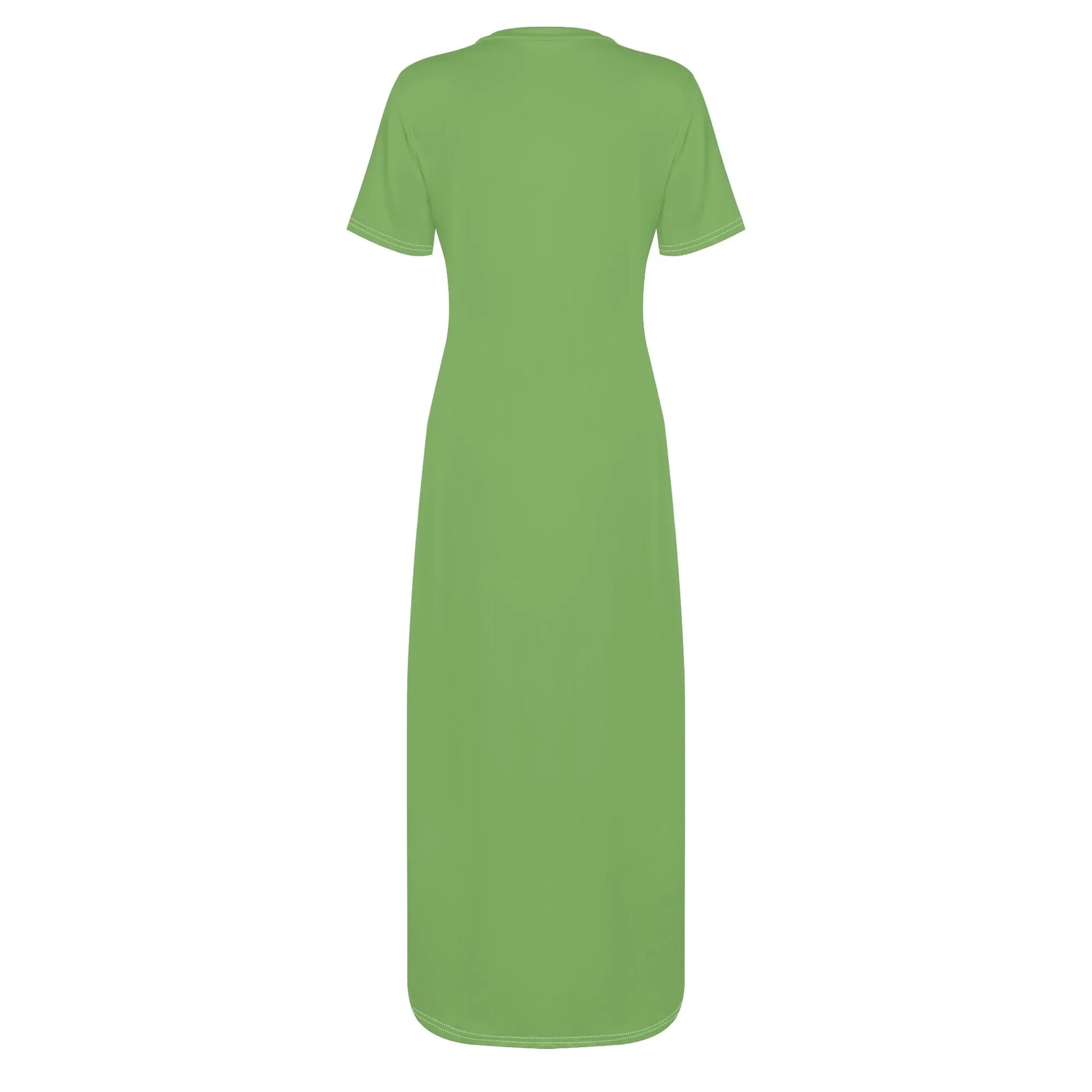 grunes-short-sleeve-long-dress-long-dress-jlr-design-27520 - JLR Design