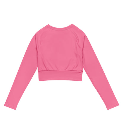 Happy Kawaii Long Sleeve Crop Top JLR Design