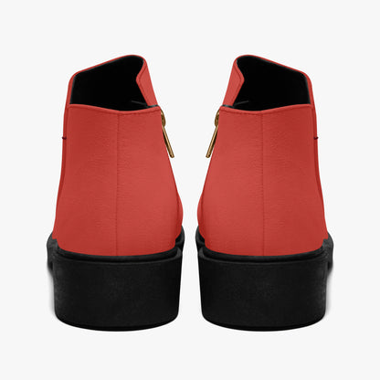 Harley Davidson Red elegante Reißverschluss-Stiefeletten Stiefeletten JLR Design