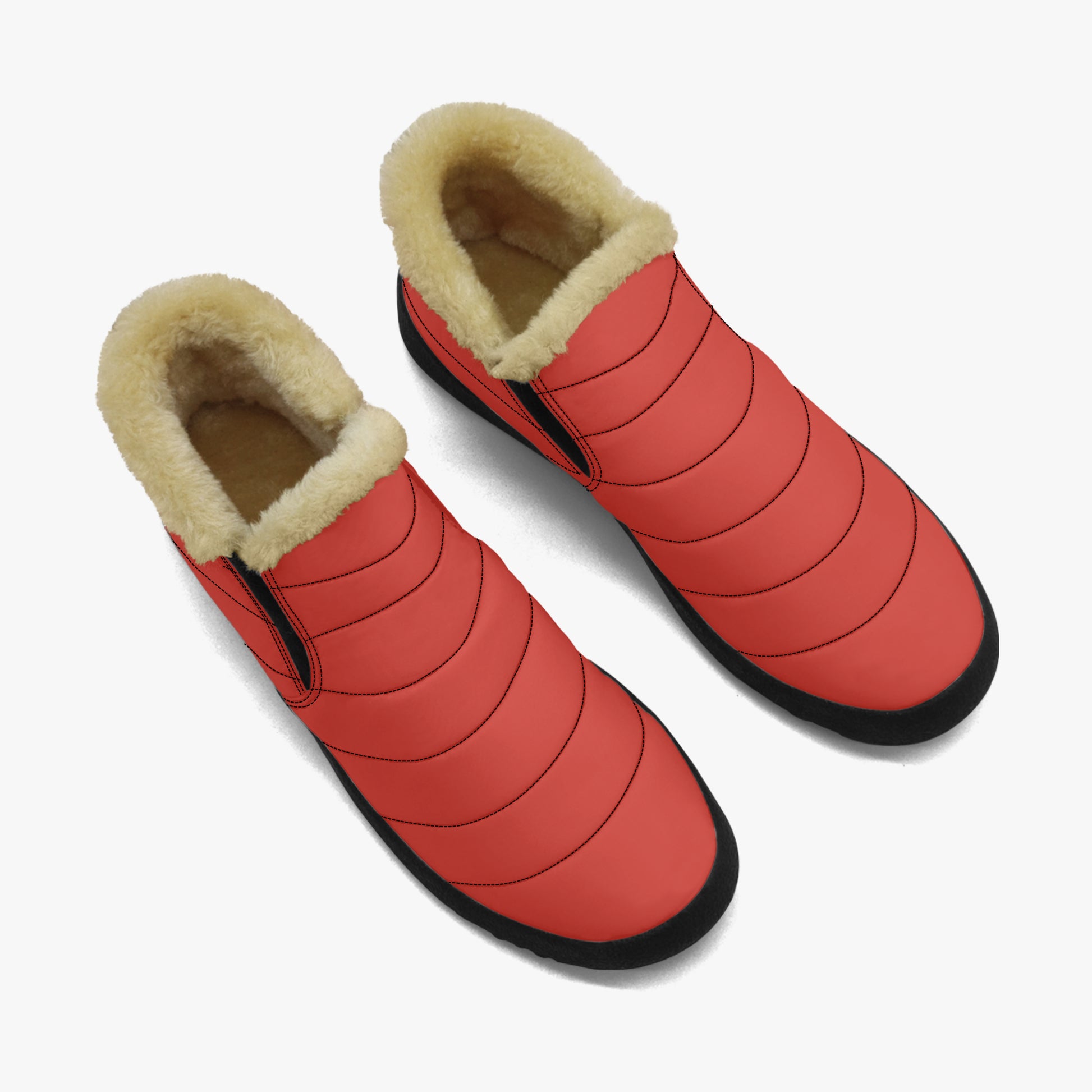 Harley Davidson Red Faux Fur Slipper Slipper JLR Design