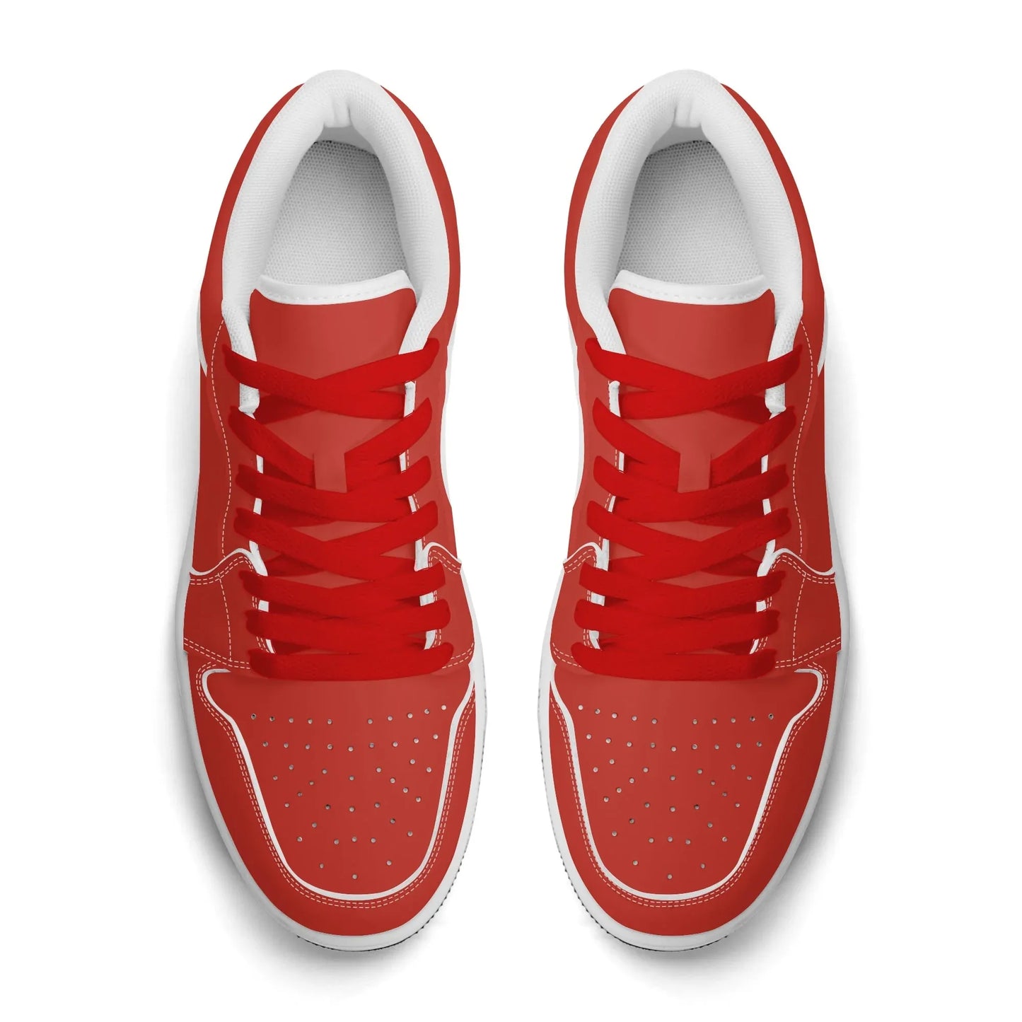 harley-davidson-red-low-top-leder-sneaker-fur-damen-sneaker-jlr-design-78403 - JLR Design