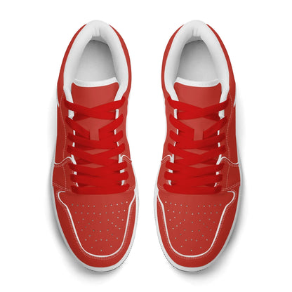 harley-davidson-red-low-top-leder-sneaker-fur-herren-sneaker-jlr-design-95357 - JLR Design